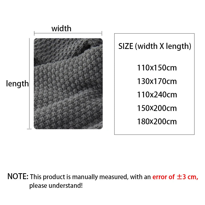 Thread Blanket with Tassel Solid Beige Grey Coffee Throw Blanket for Bed Sofa Home Textile Fashion Cape Knitted Blanket